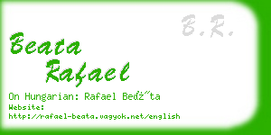 beata rafael business card